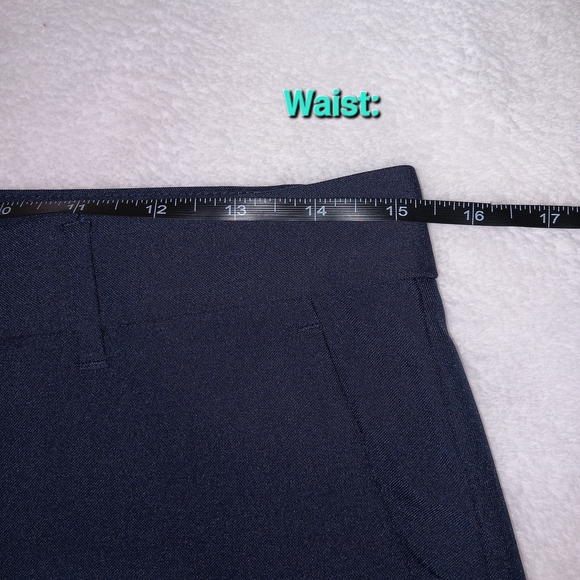 NWT Banana Republic Sculpted Stretch High Rise Straight Pants Sz 6 Prep Navy $90 - Picture 12 of 15